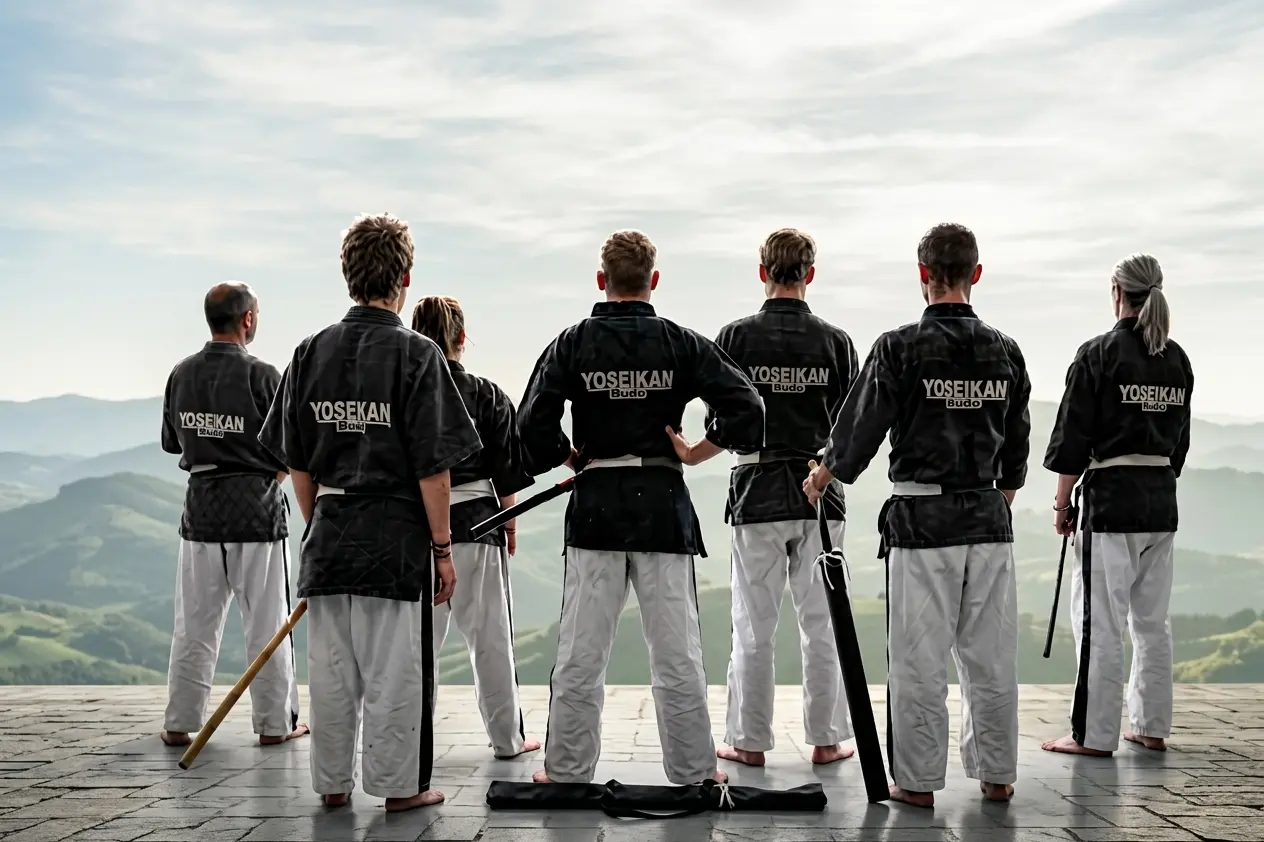 L'équipe des enseignants du réseau AMETS Yoseikan Budo